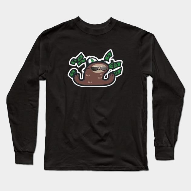 Richie Sloth Long Sleeve T-Shirt by Johnitees